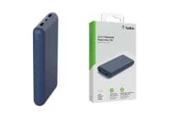 Акумулятор портативний літій-іонний Power Bank Belkin 20000мА·год, 15Вт, 2хUSB-A/USB-C, блакитний