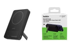 Акумулятор портативний літій-іонний Power Bank Belkin 10000мА·год, 30Вт PD/Qi2 15Вт, Magnetic Kickstand, чорний