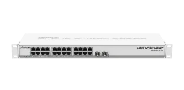Комутатор MikroTik Cloud Smart Switch CSS326-24G-2S+RM