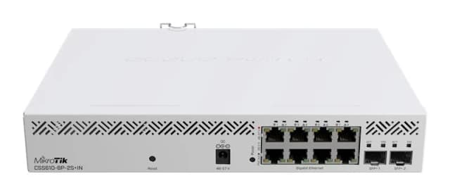 Комутатор MikroTik Cloud Smart Switch CSS610-8P-2S+IN
