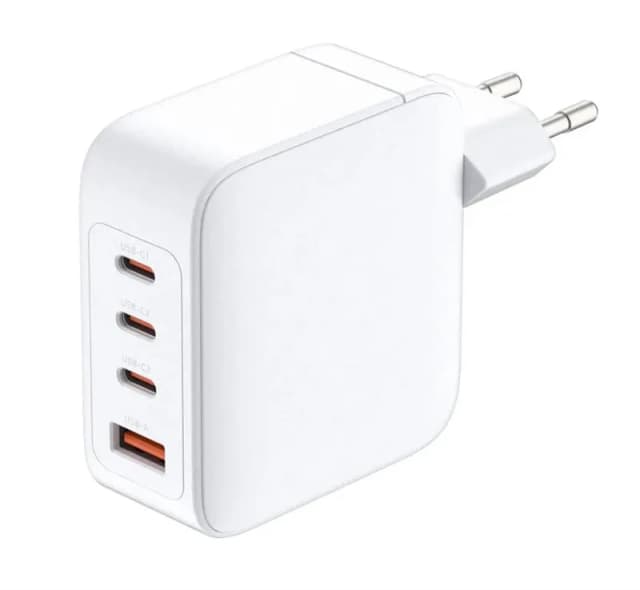 Зарядний пристрій мережевий D-Link DCF-141 140Вт GaN 3хUSB-С, 1xUSB-A, білий
