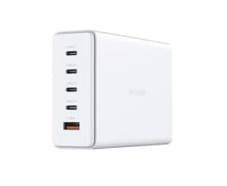 Зарядний пристрій мережевий D-Link DCF-241 240Вт GaN 4хUSB-С, 1xUSB-A, білий