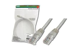 Патч-корд DIGITUS CAT 5e UTP, 2м, AWG 26/7, Cu, PVC, сірий