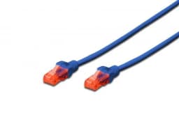 Патч-корд DIGITUS CAT 6 UTP, 0.25м, AWG 26/7, Cu, LSZH, синій
