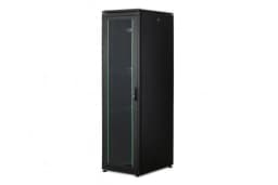 Шафа DIGITUS 19", 42U, Network Unique, передні двері зі склом, 600x800 мм, 1200кг максимально, чорна