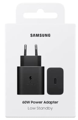 Зарядний пристрій мережевий Samsung 60Вт USB-С PD PPS, чорний