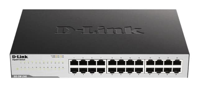 Комутатор D-Link GO-SW-24G 24xGE, Desktop, Некерований