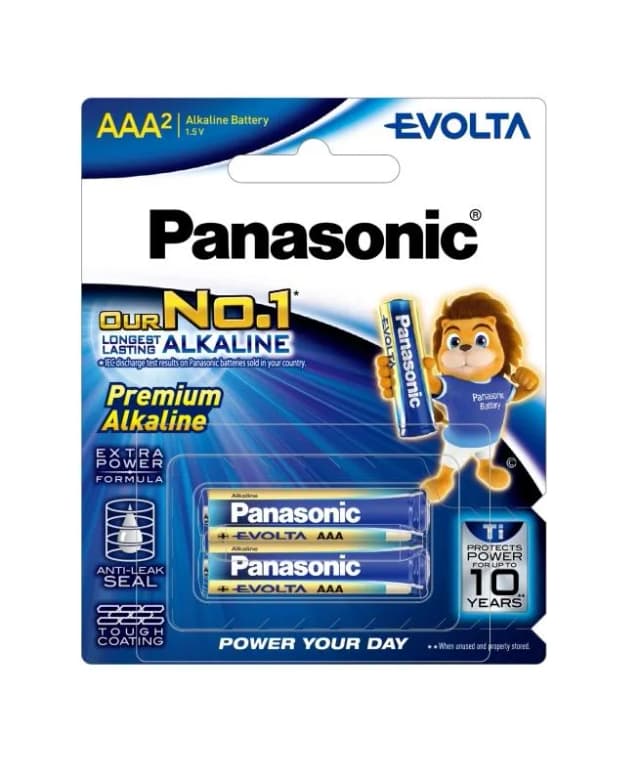 Батарейка Panasonic Evolta лужна AAA блістер, 2 шт.
