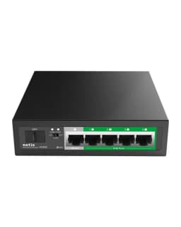 Комутатор Netis P106GC 6xGE (4xPoE, 1xUplink, 1xSFP), 60Вт, Некерований