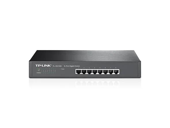 Комутатор TP-LINK TL-SG1008 8xGE, Некерований
