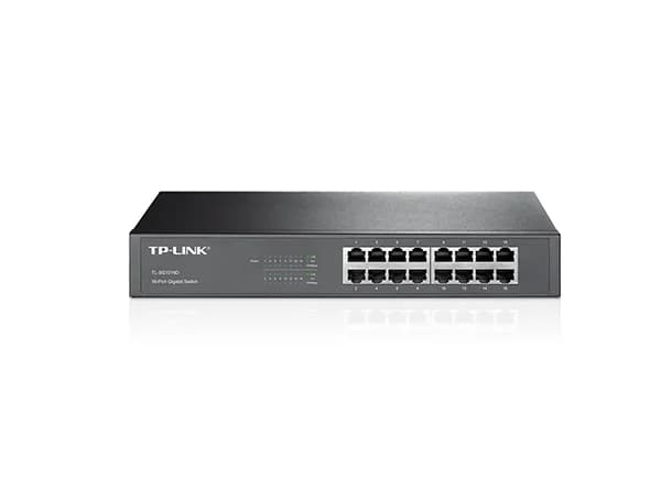 Комутатор TP-LINK TL-SG1016D 16xGE, Некерований