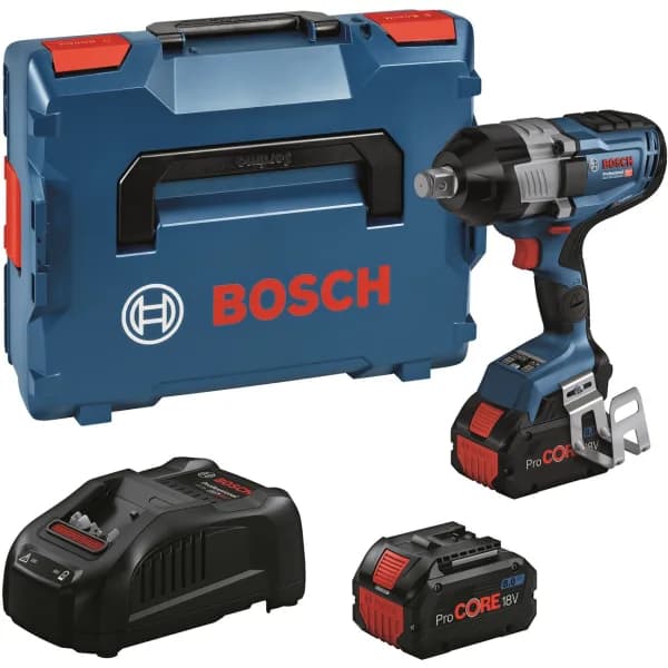 Гайковерт ударний акумуляторний Bosch Professional GDS 18V-1600 HC 18В 2х8.0А·год 0-1600Нм 0-1750об/хв L-BOXX 136 ЗП 3.2кг