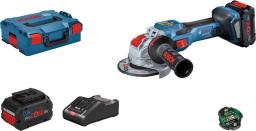 Шліфмашина кутова акумуляторна Bosch Professional GWX 18V-15 SC X-LOCK Bluetooth 125мм 18В 2x8А·год 3400-11000об/хв 3.3кг кейс
