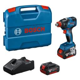Гвинтоверт ударний акумуляторний Bosch Professional GDX 18V-200 18В акб 2х4А·год 350Нм 0-3400об/хв 0-4200уд/хв M6-M16 кейс ЗП 1.2кг