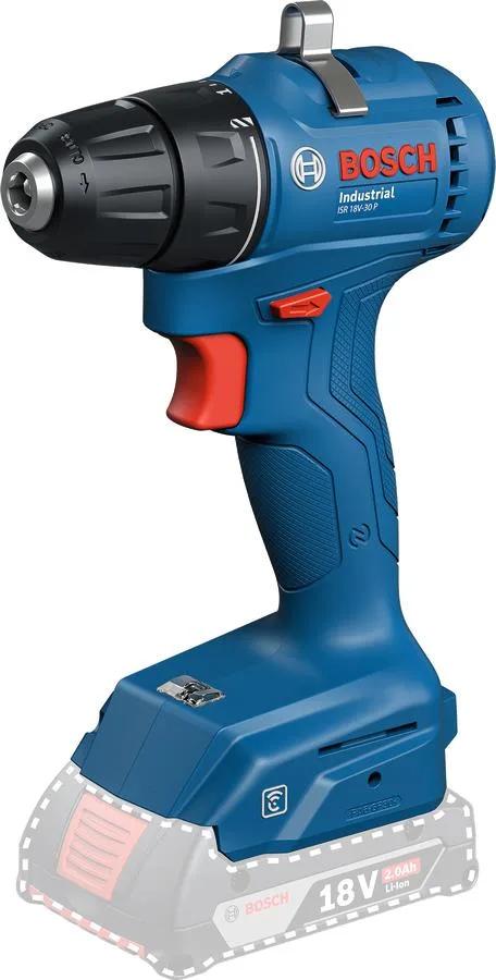 Шурупокрут-дриль акумуляторний Bosch ISR 18V-30P 18В 1х2А·год 9·30Нм 0-1400об/хв 0.8кг без АКБ та ЗП