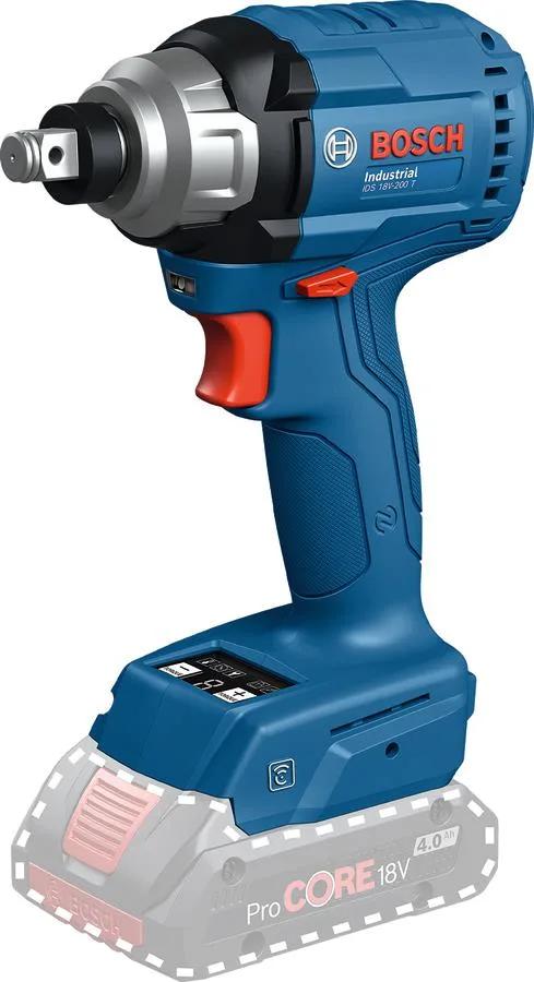 Гайковерт ударний акумуляторний Bosch IDS 18V-200T 18В 30/140Нм до 2500об/хв квадрат 1/2" 1.2кг без АКБ та ЗП