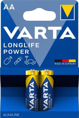 Батарейка Varta Longlife Power лужна AA блістер, 2 шт