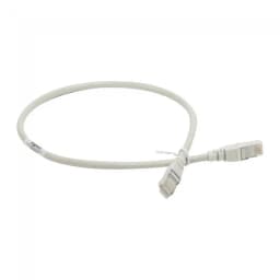 Патч-корд Legrand CAT 5e F-UTP, 0.5м, AWG 26, PVC, сірий