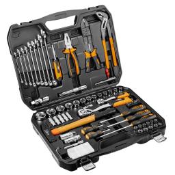 Набір інструментів Neo Tools, 1/2", 1/4", універсальний, CrV, 100шт