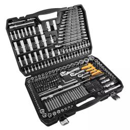 Набір інструментів Neo Tools, 1/2", 1/4", 3/8", CrV, кейс, 300шт