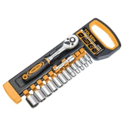Набір торцевих головок Tolsen Профі, 1/4", CrV, 14шт