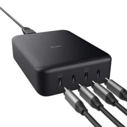 Зарядний пристрій мережевий Trust Maxo 240Вт,GaN, 4xUSB-C,PD, чорний