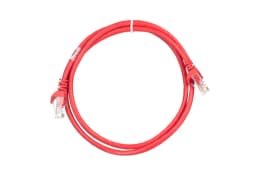 Патч-корд 2E САТ 5e, UTP, 1м, 26AWG, RJ45, 7/0.16, Cu, PVC, червоний