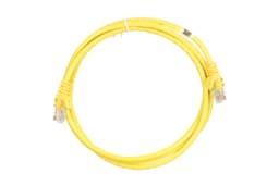 Патч-корд 2E САТ 5e, UTP, 1.50м, 26AWG, RJ45, 7/0.16, Cu, PVC, жовтий
