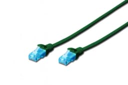 Патч-корд 2E CAT 5e, UTP, 0.50м, 26AWG, RJ45, 7/0.16, Cu, LSZH, зелений