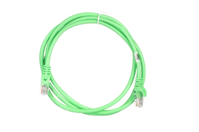 Патч-корд 2E САТ 5e, UTP, 1.50м, 26AWG, RJ45, 7/0.16, CCA, PVC, зелений