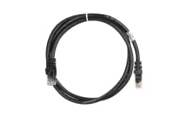 Патч-корд 2E САТ 6, UTP, 1м, 26AWG, RJ45, 7/0.16, Cu, PVC, чорний