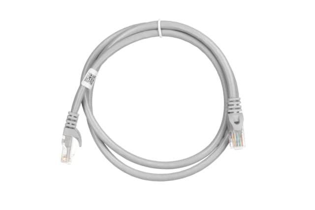 Патч-корд 2E САТ 6, UTP, 1м, 26AWG, RJ45, 7/0.16, Cu, PVC, сірий