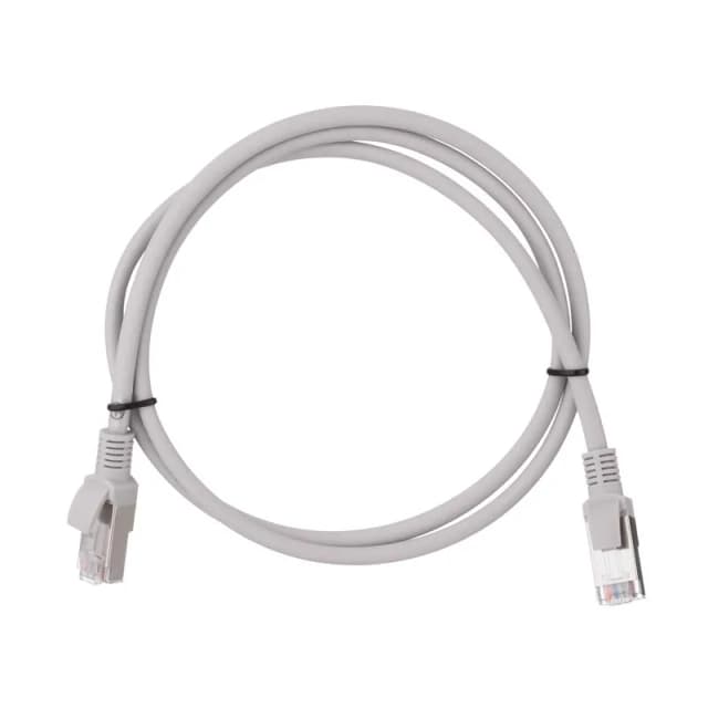 Патч-корд 2E САТ 6, FTP, 1м, 26AWG, RJ45, 7/0.16, Cu, LSZH, сірий