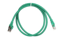 Патч-корд 2E САТ 6, S-FTP, 1м, 26AWG, RJ45, 7/0.16, Cu, PVC, зелений
