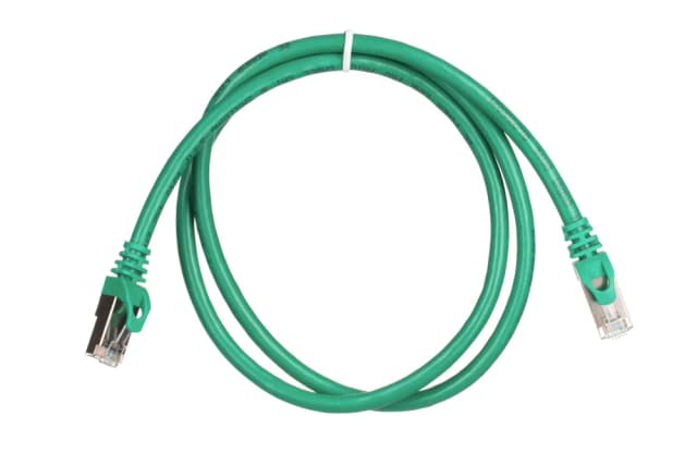 Патч-корд 2E САТ 6, S-FTP, 1м, 26AWG, RJ45, 7/0.16, Cu, PVC, зелений