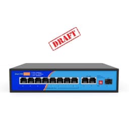 Комутатор 2E PowerLink SP803GX 10xGE (8xPoE, 2xUplink), 1xSFP, 120Вт, Некерований