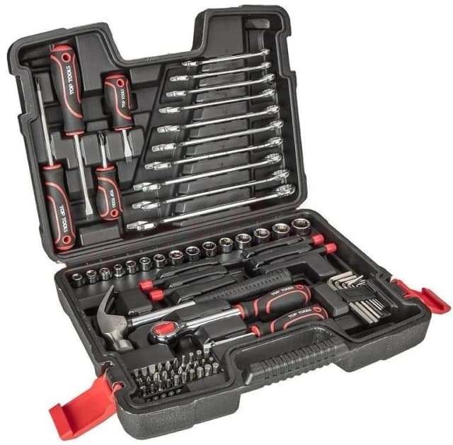 Набір інструментів Top Tools, 1/4", 3/8", універсальний, 73шт