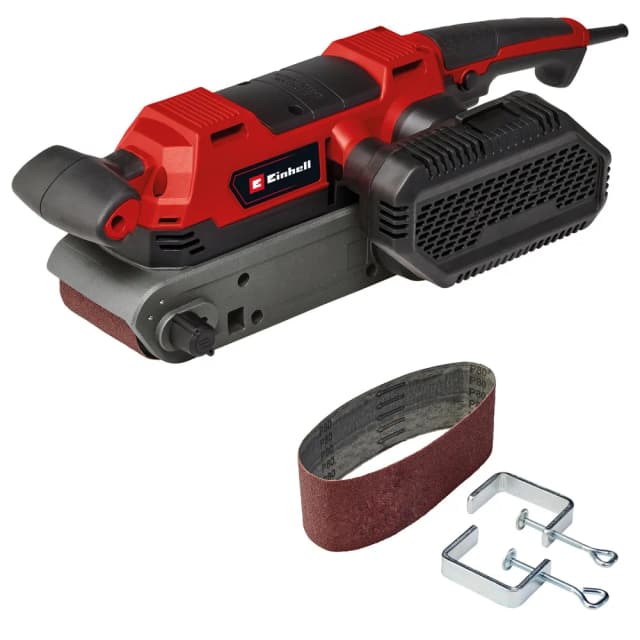 Шліфмашина стрічкова Einhell TE-BS 850E 850Вт 75х533мм кабель 3м 3.33кг