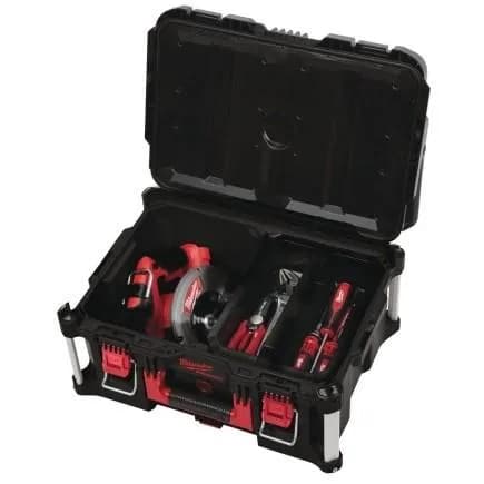 Кейс для інструменту Milwaukee PACKOUT, 56х41х17см, IP65 пластик, метал