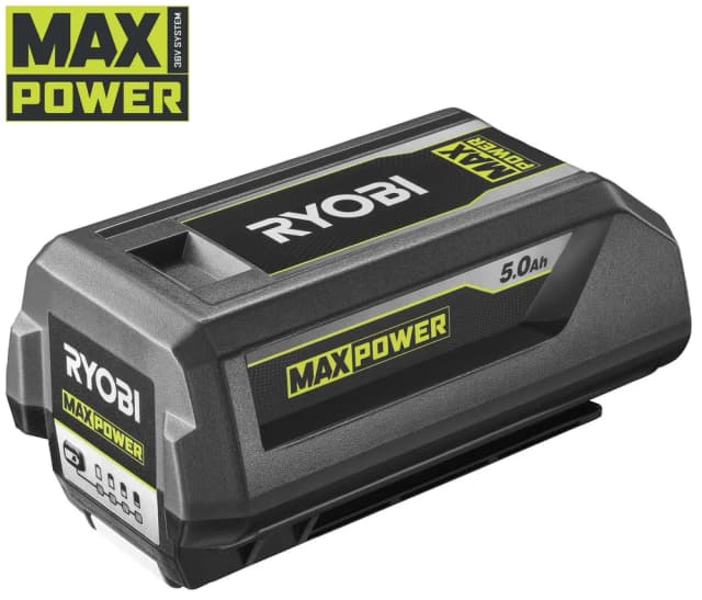 Акумулятор Ryobi Max Power RY36B50B 36В 5А·год 1.42кг
