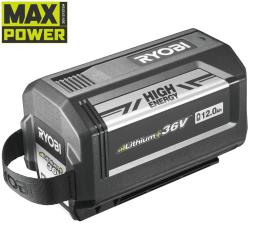 Акумулятор Ryobi Max Power RY36B12A High Energy Lithium+ 36В 12А·год 2.8кг