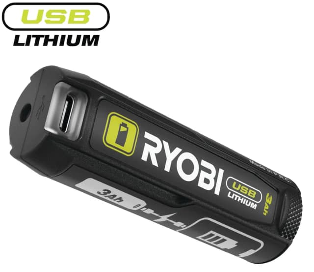 Акумулятор Ryobi USB Lithium RB4L30 4В 3А·год функція power bank 0.06кг