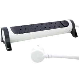Подовжувач мережевий Legrand преміум, 3м, 4xТипF, 16A, поворотний, біло-чорний