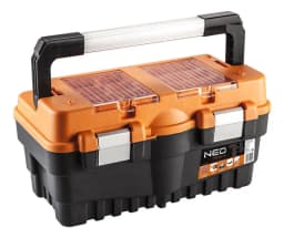Ящик для інструменту Neo Tools, 18", органайзер в кришці, 24.2х46.2х25.6cм, пластик