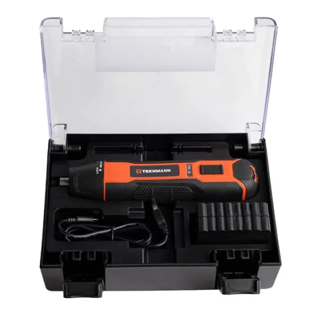 Викрутка акумуляторна Tekhmann TCS-3.6/1500 KIT 3.6В 1х1.5А·год 5Нм 260об/хв 0.28кг кейс