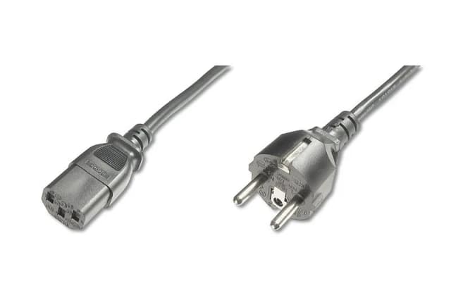 Кабель живлення DIGITUS Schuko > C13, 1.8м, чорний