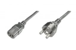 Кабель живлення DIGITUS Schuko > C13, 1.2м, чорний