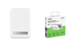 Акумулятор портативний літій-іонний Power Bank Belkin 8000мА·год, 15Вт, Qi2 Magnetic, білий