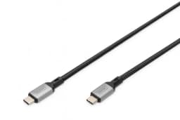 Кабель DIGITUS USB 4.0 (Type-C/Type-C) 1м, чорний