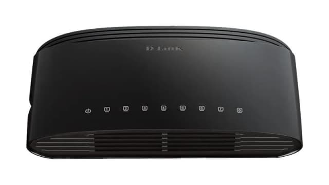 Комутатор D-Link DES-1008D 8xFE, Некерований
